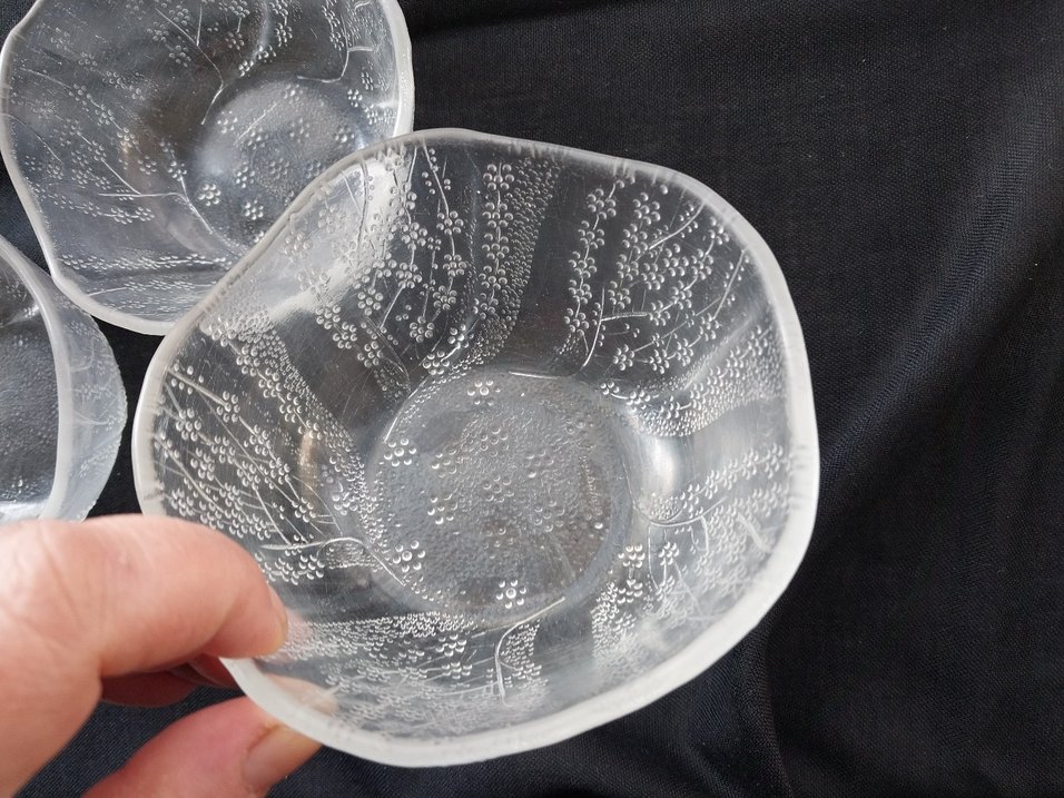 Gri Kenarlı Şeffaf Cam Kase Seti - Görsel 5