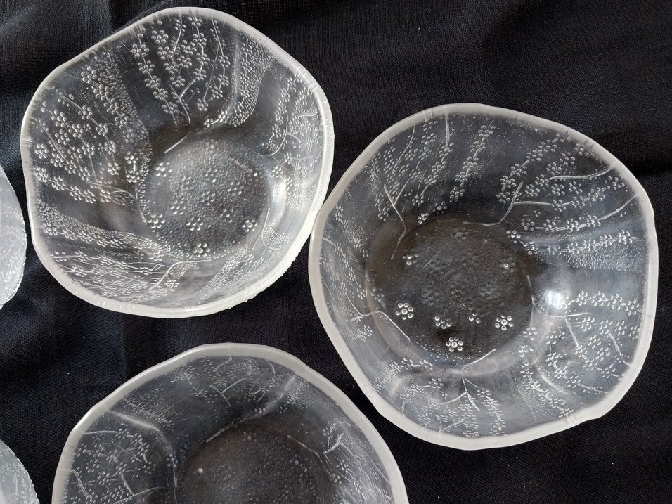 Gri Kenarlı Şeffaf Cam Kase Seti - Görsel 4