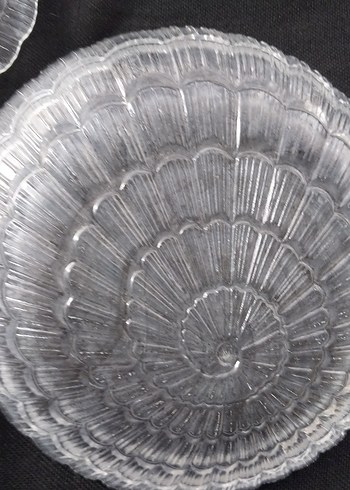 Eskilerden kalma Soyut desenli çağdaş cam tabak seti - Görsel 8