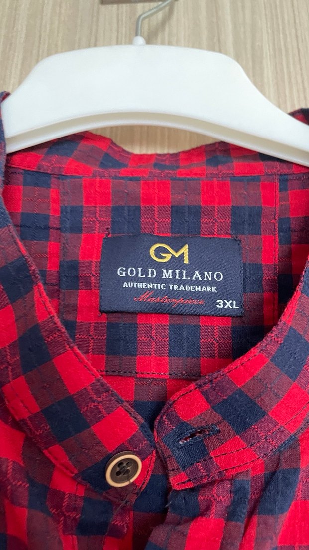 Kırmızı Kareli Erkek Kısa Kollu Gömlek - Görsel 2