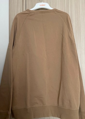 Bej Kadın Süet Sweatshirt - Görsel 5