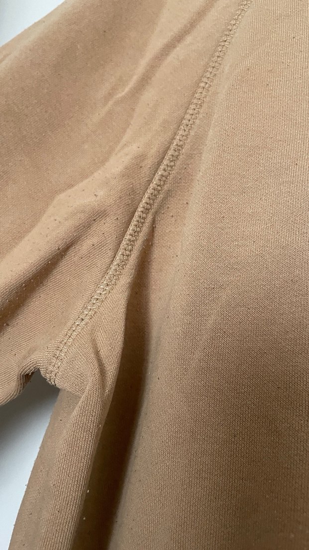 Bej Kadın Süet Sweatshirt - Görsel 3