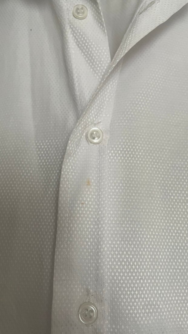 Beyaz Klasik Keten Erkek Gömlek - Görsel 4