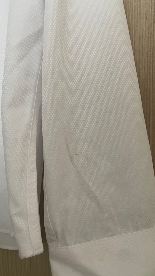 Beyaz Klasik Keten Erkek Gömlek - Görsel 2