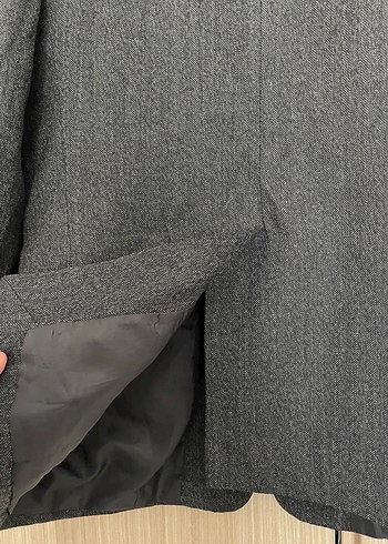 Gri Düğmeli Erkek Takım Elbise Ceketi - Görsel 7