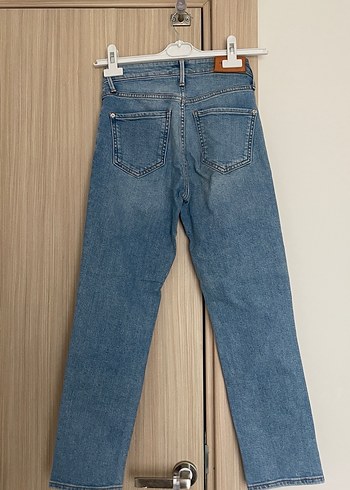 Kadın Mavi Denim Regular Fit Pantolon - Görsel 3