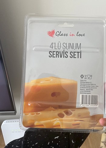 4 Parça Beyaz Sunum Servis Seti - Görsel 3