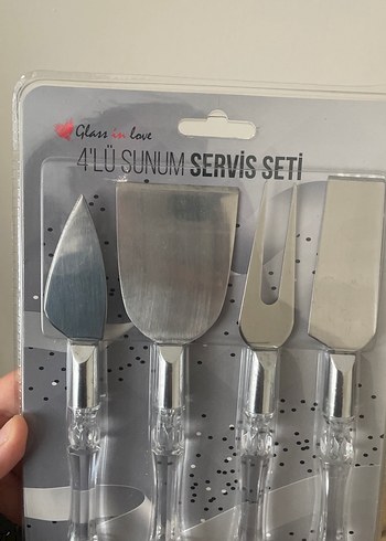 4 Parça Beyaz Sunum Servis Seti - Görsel 2