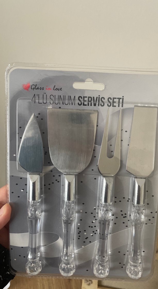 4 Parça Beyaz Sunum Servis Seti - Görsel 2