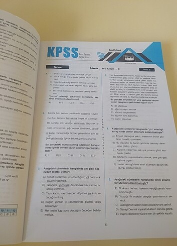  Beden Renk Yaprak Test