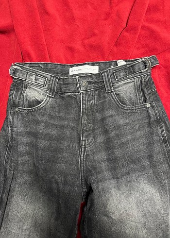 Bershka gri baggy jean - Görsel 5
