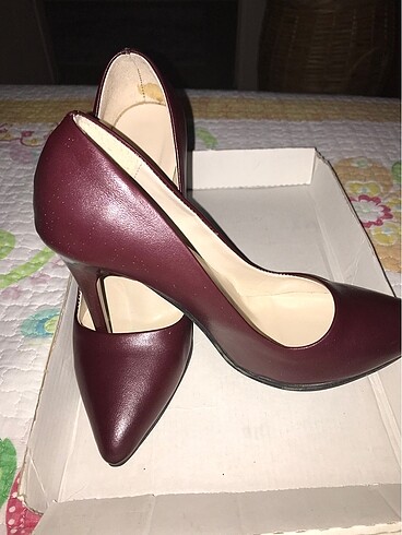 Diğer Bordo stiletto