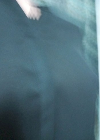 Siyah Uzun Kollu V Yakalı Kadın Gömlek - Görsel 4