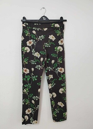 Cicekli desen hm pantolon klasik - Görsel 2