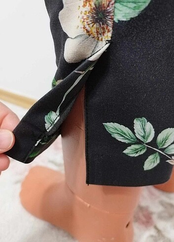 Cicekli desen hm pantolon klasik - Görsel 5