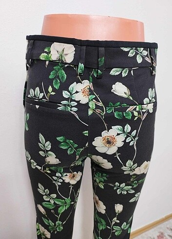 Cicekli desen hm pantolon klasik - Görsel 9
