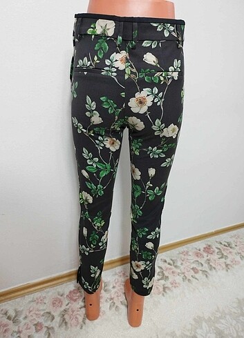 Cicekli desen hm pantolon klasik - Görsel 10