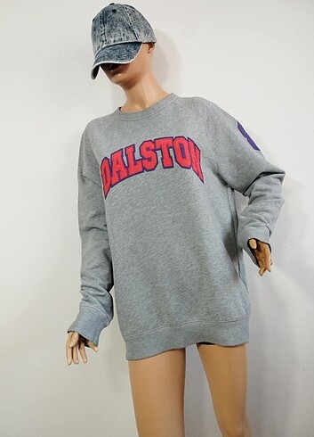 xl Beden gri Renk Oversize gri Hm sweat smlxl giyer ici 3 iplik