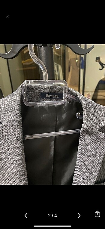 Diğer Blazer Ceket Gri