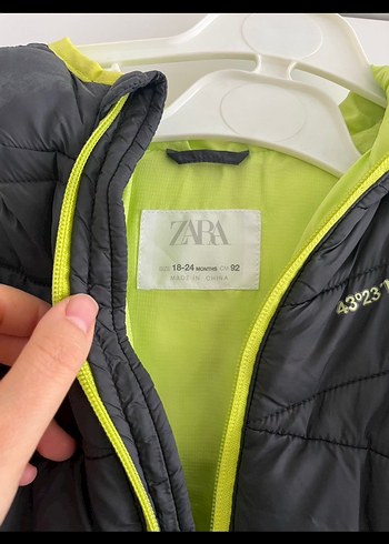 Gri Fermuarlı Erkek Çocuk Ceket