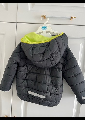 Zara Gri Fermuarlı Erkek Çocuk Ceket