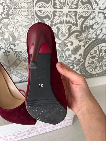 35 Beden bordo Renk Steletto