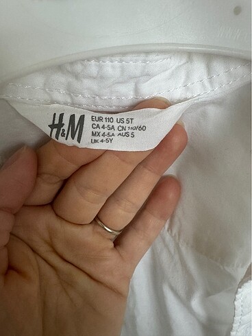 H&M Beyaz gömlek