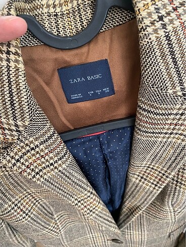 Zara Zara ekose blazer