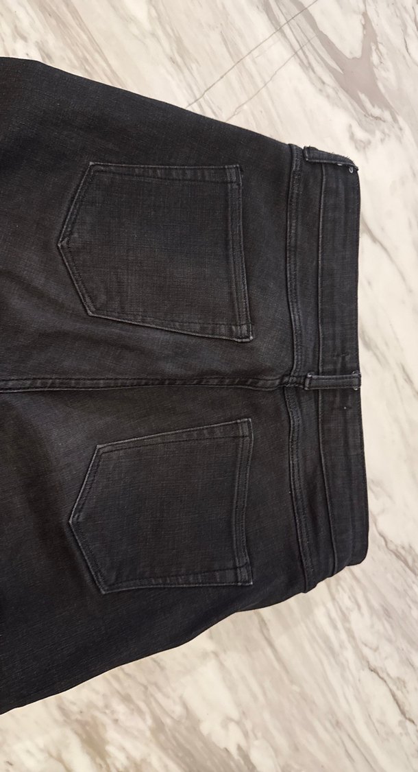 Siyah Kürklü Erkek Denim Pantolon - Görsel 5