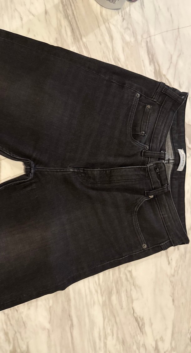 Siyah Kürklü Erkek Denim Pantolon - Görsel 4