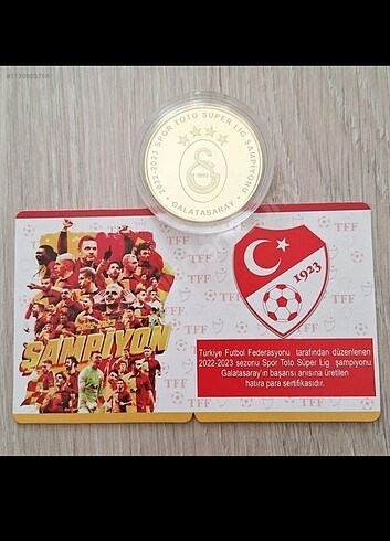 GALATASARAY ŞAMPİYONLUK ALTIN PARASI - Görsel 2
