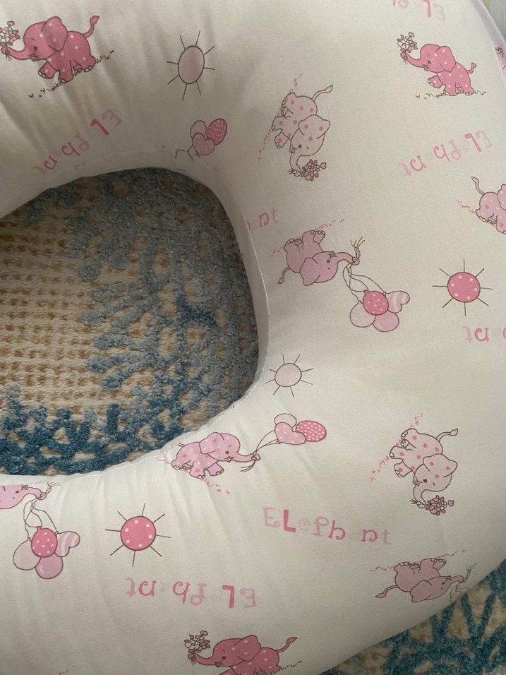 Pembe Desenli Hamile ve Emzirme Yastığı - Görsel 4