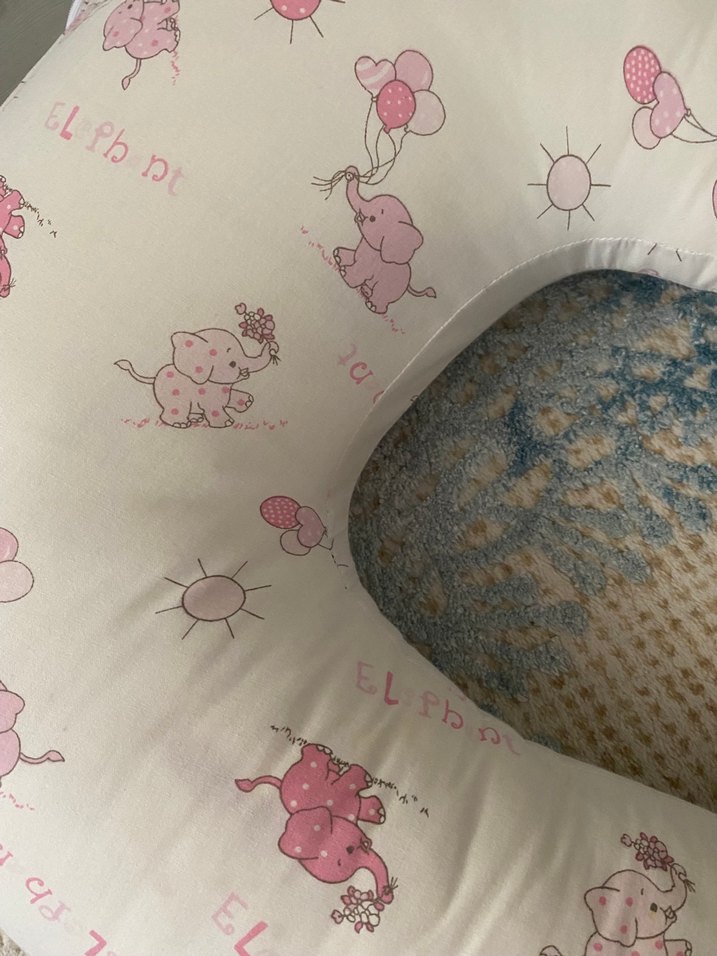 Pembe Desenli Hamile ve Emzirme Yastığı - Görsel 3