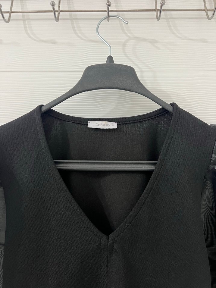 V Yaka Bluz - Görsel 2