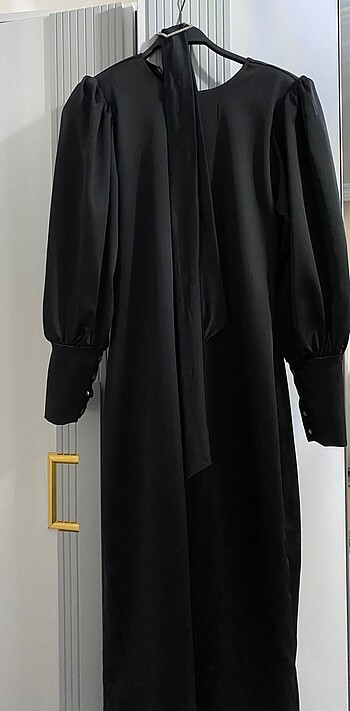 Diğer Siyah saten elbise özel tasarım