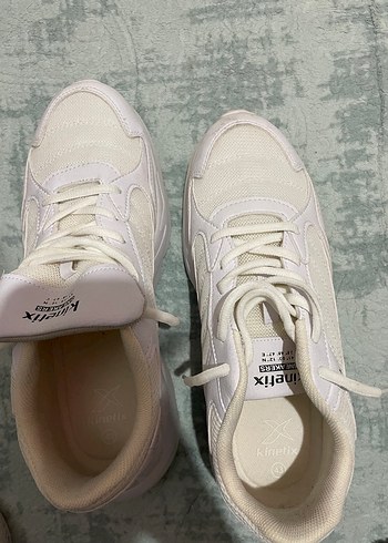 Kinetix Beyaz Dolgu Topuklu erkek Spor Ayakkabı - Görsel 6