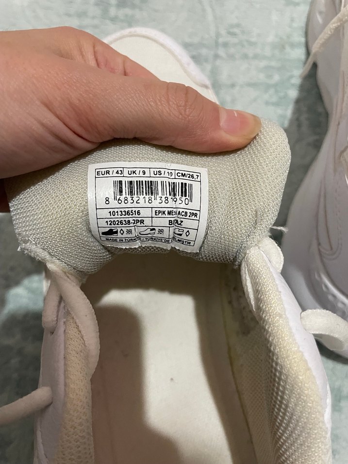 Kinetix Beyaz Dolgu Topuklu erkek Spor Ayakkabı - Görsel 5