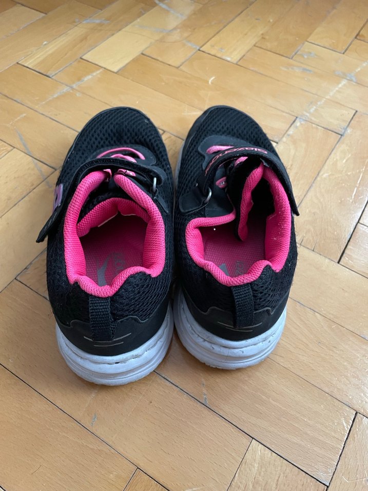 Kız Çocuk Siyah-Pembe Slazenger Spor Ayakkabı - Görsel 3
