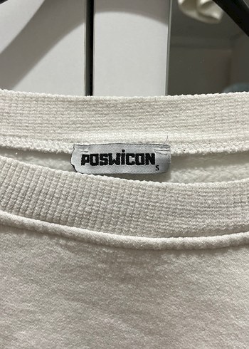 Kadın Beyaz Uzun Kollu Keten Sweatshirt - Görsel 3