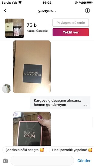 3 ürün beraber