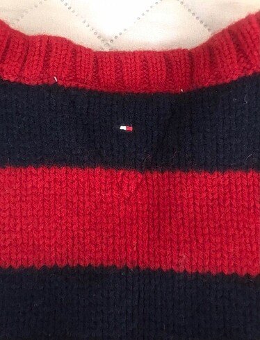 10 Yaş Beden kırmızı Renk Tommy Hillfiger Çocuk Süveter