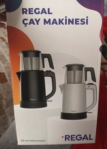 Regal çay makinesi sıfır paketli ürün rengi siyah 