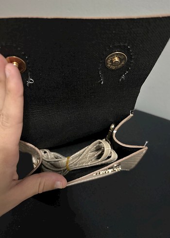 Bej Deri Desenli Kadın Çanta - Görsel 2