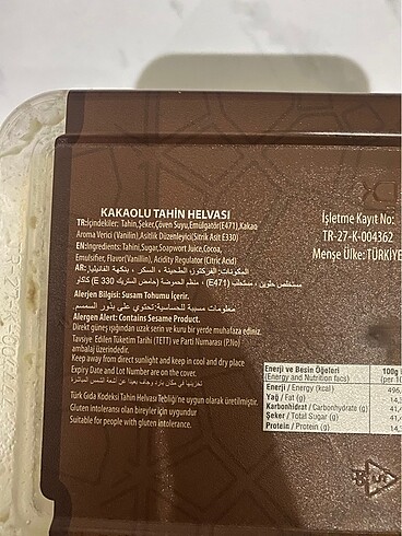  Beden Kakaolu tahşn helvası