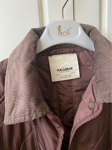 m Beden Pull and bear mevsimlik mont