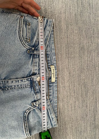 28 Beden Gri Midi Boy Kadın Jean Pantolon 28 beden