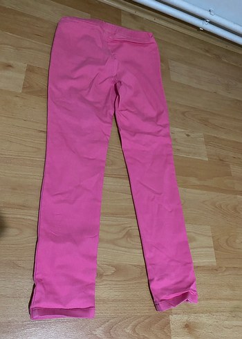 Kız Çocuk Pembe Dar Kesim Pantolon 9 yaş - Görsel 3