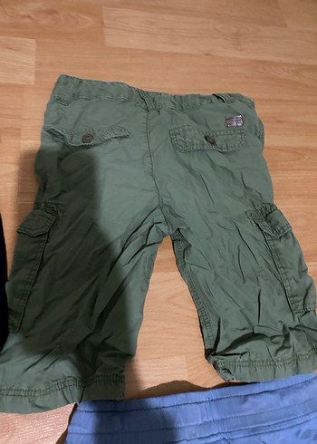 Erkek Çocuk Keten Kumaş Kemerli Şort - Görsel 6