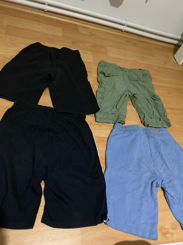 Erkek Çocuk Keten Kumaş Kemerli Şort - Görsel 3