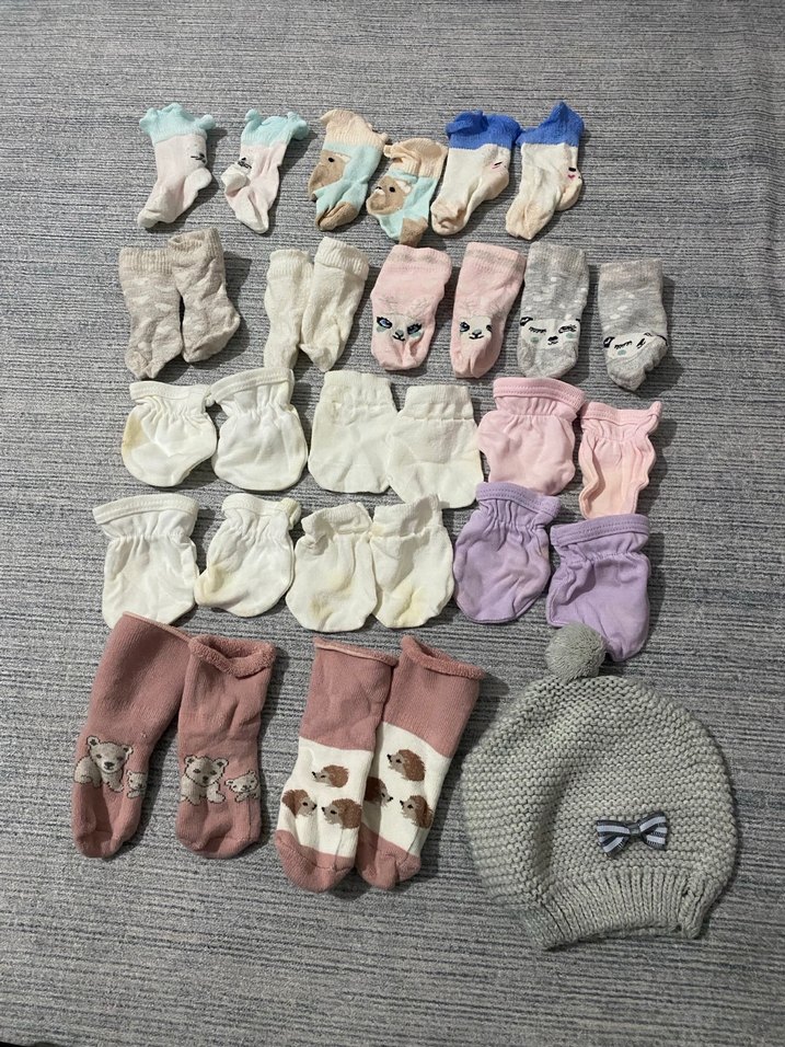 Bebek Çorap ve Bere , Eldiven - Görsel 2